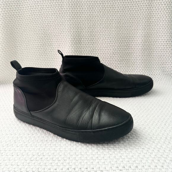 靴 AW2019 ISSEY MIYAKE Leather Sneakers Issey Miyake | Shoes | Issey Miyake Men Japan Black Leather